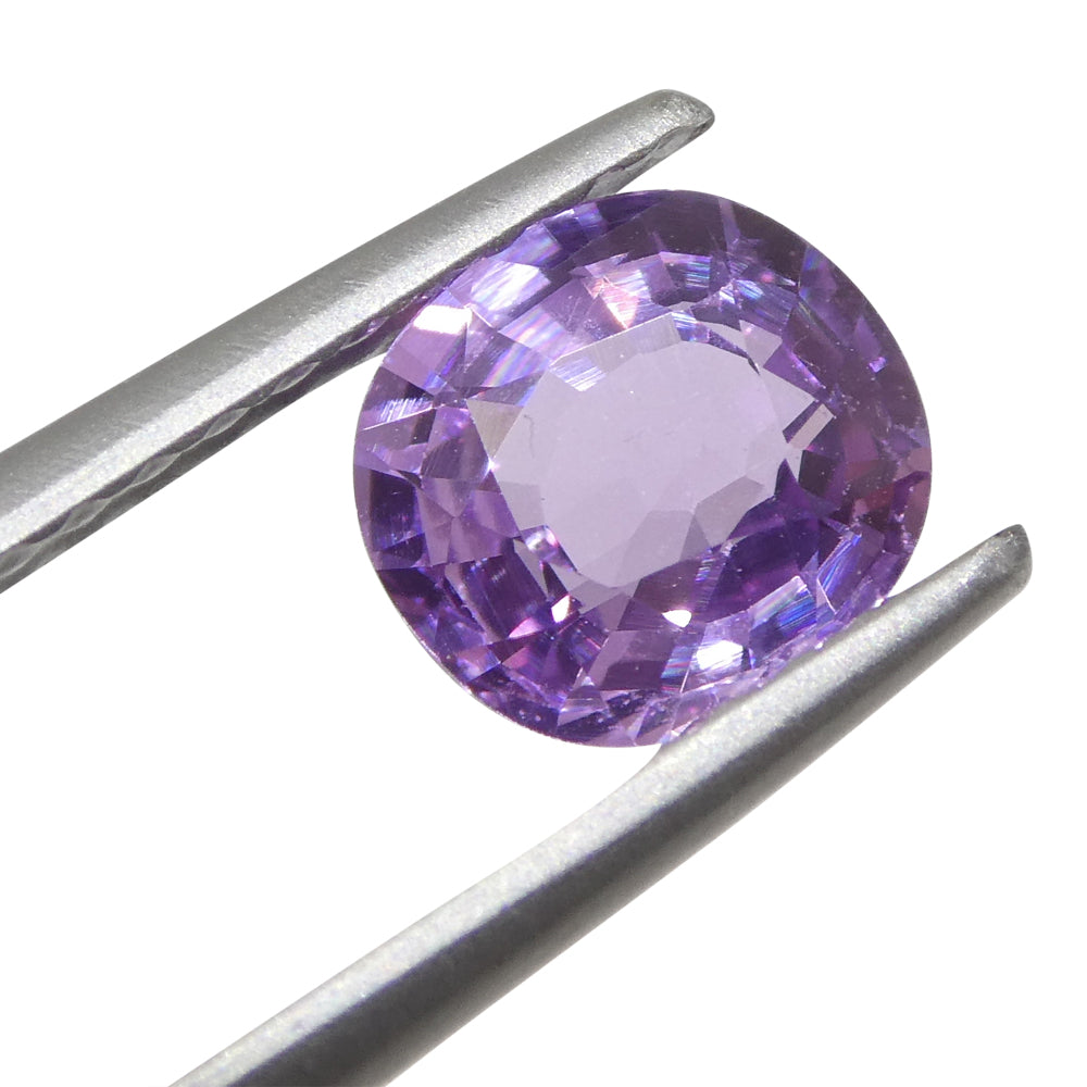 0.92ct Cushion Pink Sapphire from East Africa, unheated natural gemstone by SkyJems Canadian gem specialists