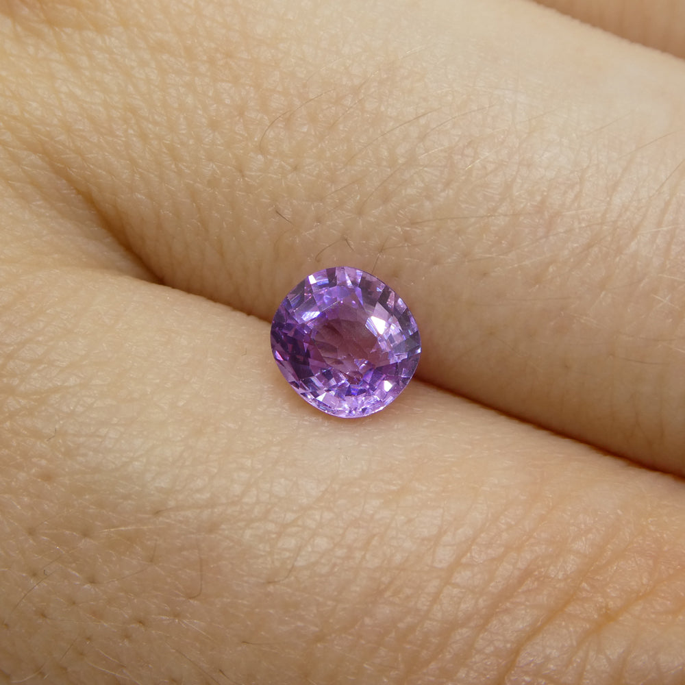 0.92ct Cushion Pink Sapphire from East Africa, Unheated - Skyjems Wholesale Gemstones