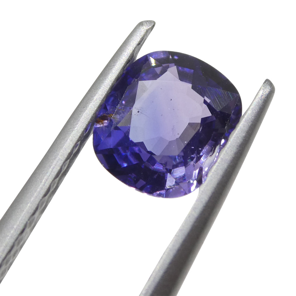 0.85ct Cushion Blue Sapphire from East Africa, Unheated - Skyjems Wholesale Gemstones