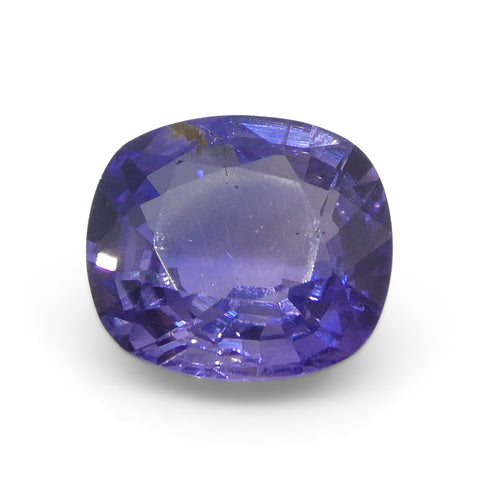 0.85ct Cushion Blue Sapphire from East Africa, Unheated