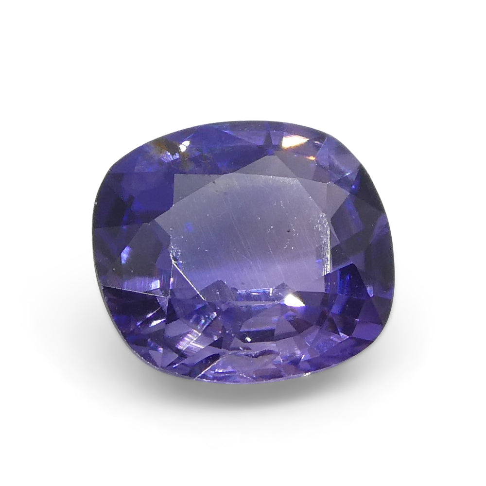 0.85ct Cushion Blue Sapphire from East Africa, Unheated - Skyjems Wholesale Gemstones