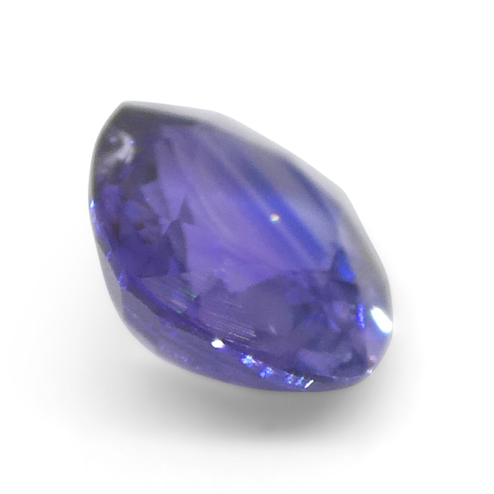 0.85ct Cushion Blue Sapphire from East Africa, Unheated - Skyjems Wholesale Gemstones