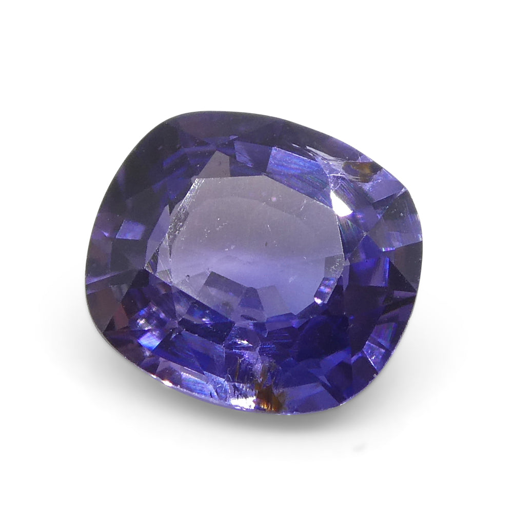 0.85ct Cushion Blue Sapphire from East Africa, Unheated - Skyjems Wholesale Gemstones