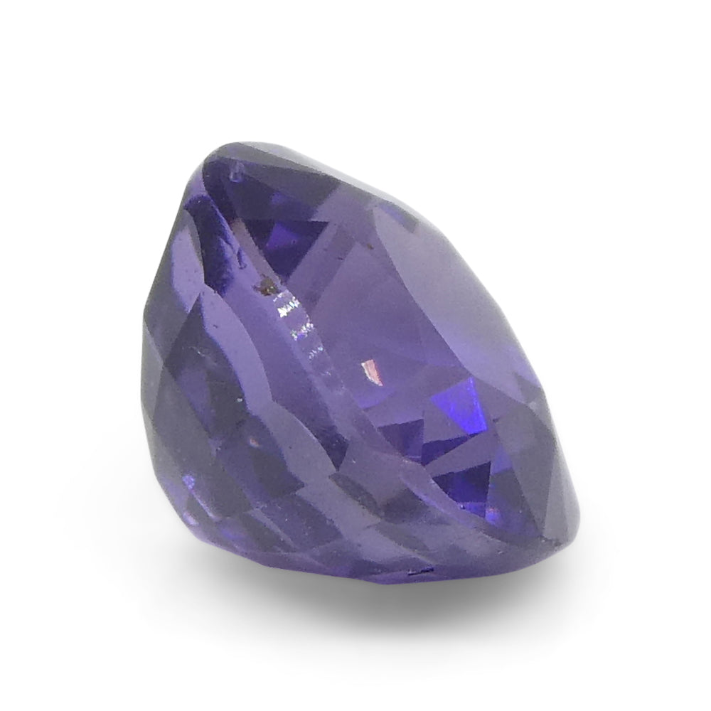 0.96ct Square Cushion Purple Sapphire from East Africa, Unheated - Skyjems Wholesale Gemstones