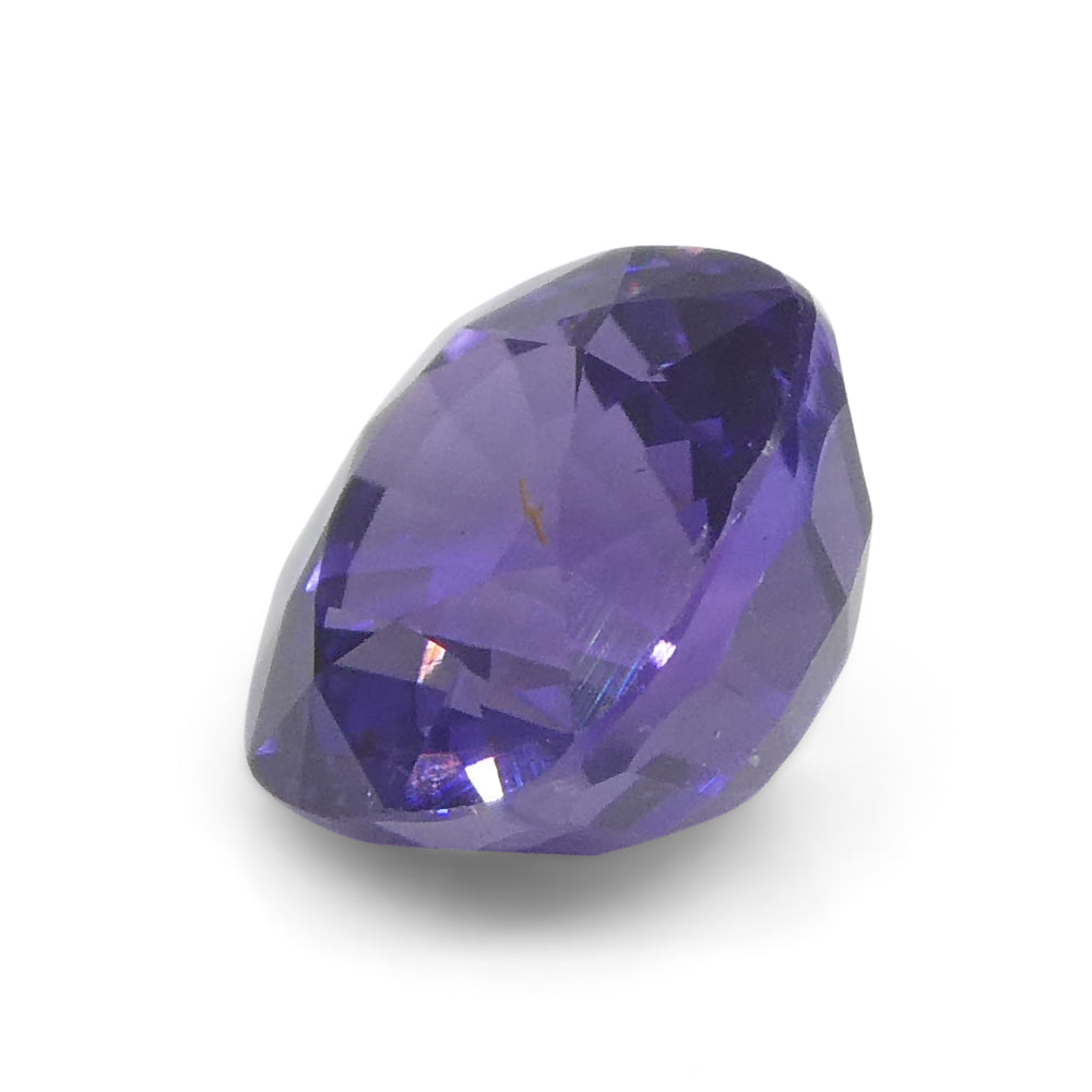 0.96ct Square Cushion Purple Sapphire from East Africa, Unheated - Skyjems Wholesale Gemstones