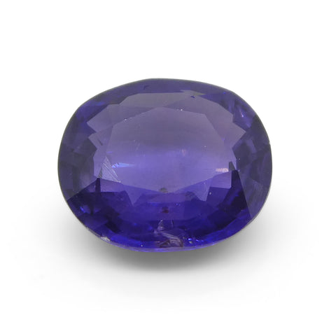 0.98ct Oval Purple Sapphire from East Africa, Unheated