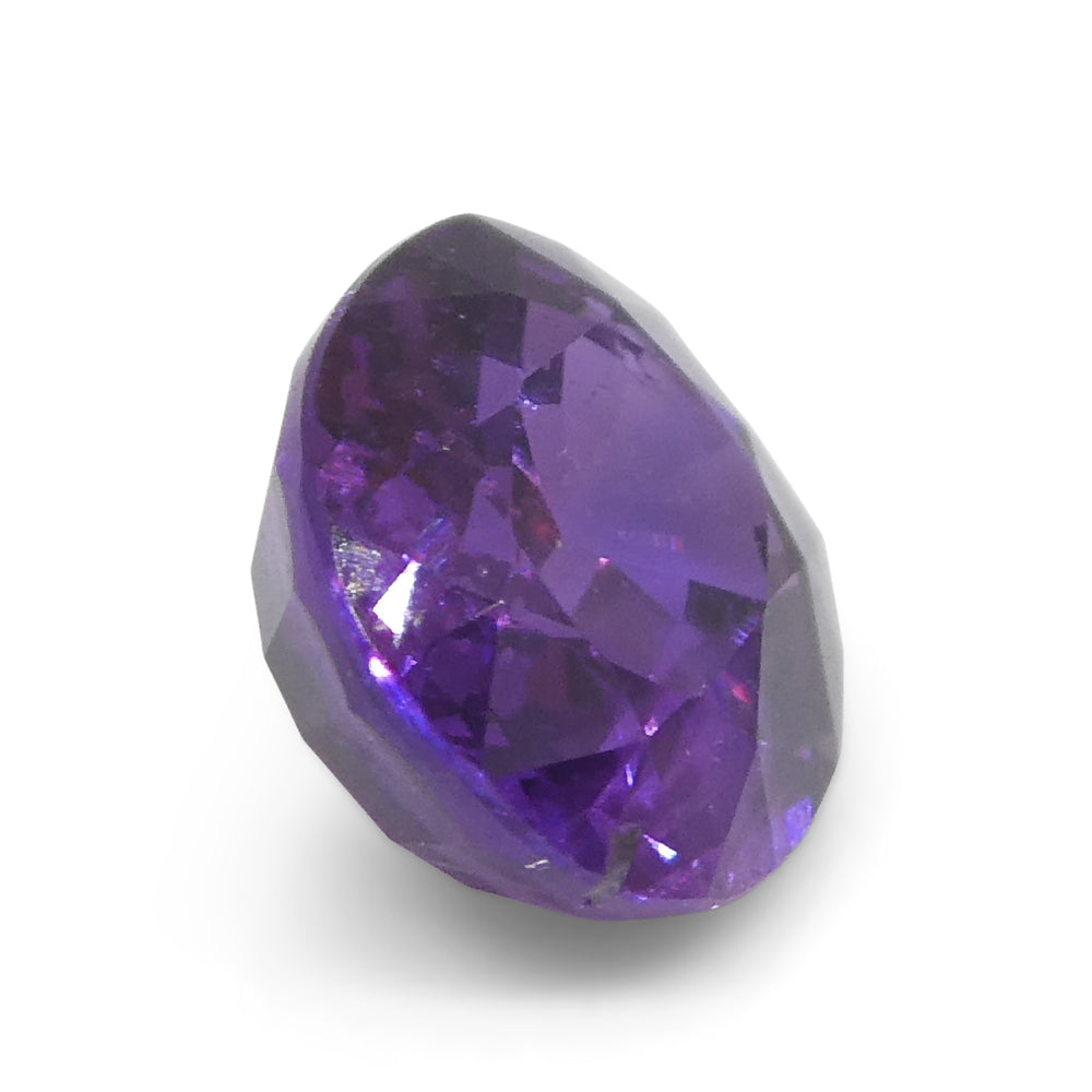 0.96ct Cushion Purple  Sapphire from East Africa, Unheated - Skyjems Wholesale Gemstones