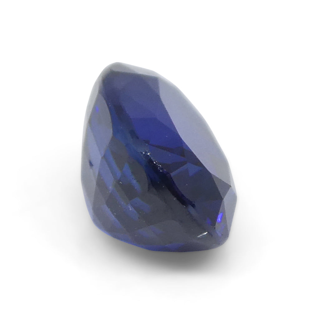 1.38ct Nigerian Blue Sapphire, oval-cut vivid blue gemstone from SkyJems' premium colored stone collection