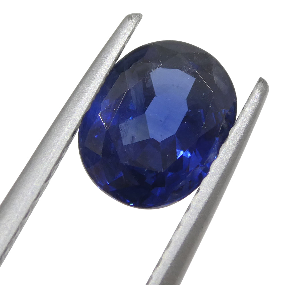 1.59ct Nigerian Blue Cushion Sapphire, premium single gemstone from SkyJems Canadian gem specialists