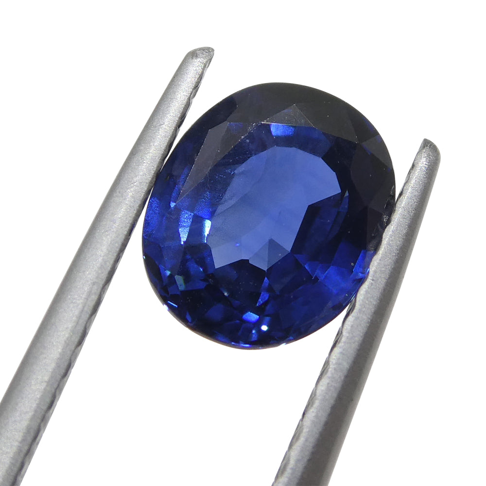 1.37ct Cushion Blue Sapphire from Nigeria - Skyjems Wholesale Gemstones