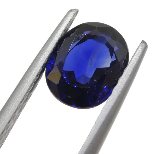 Sapphire 1.4 cts 6.87 x 5.62 x 3.67 Cushion Blue  $2240