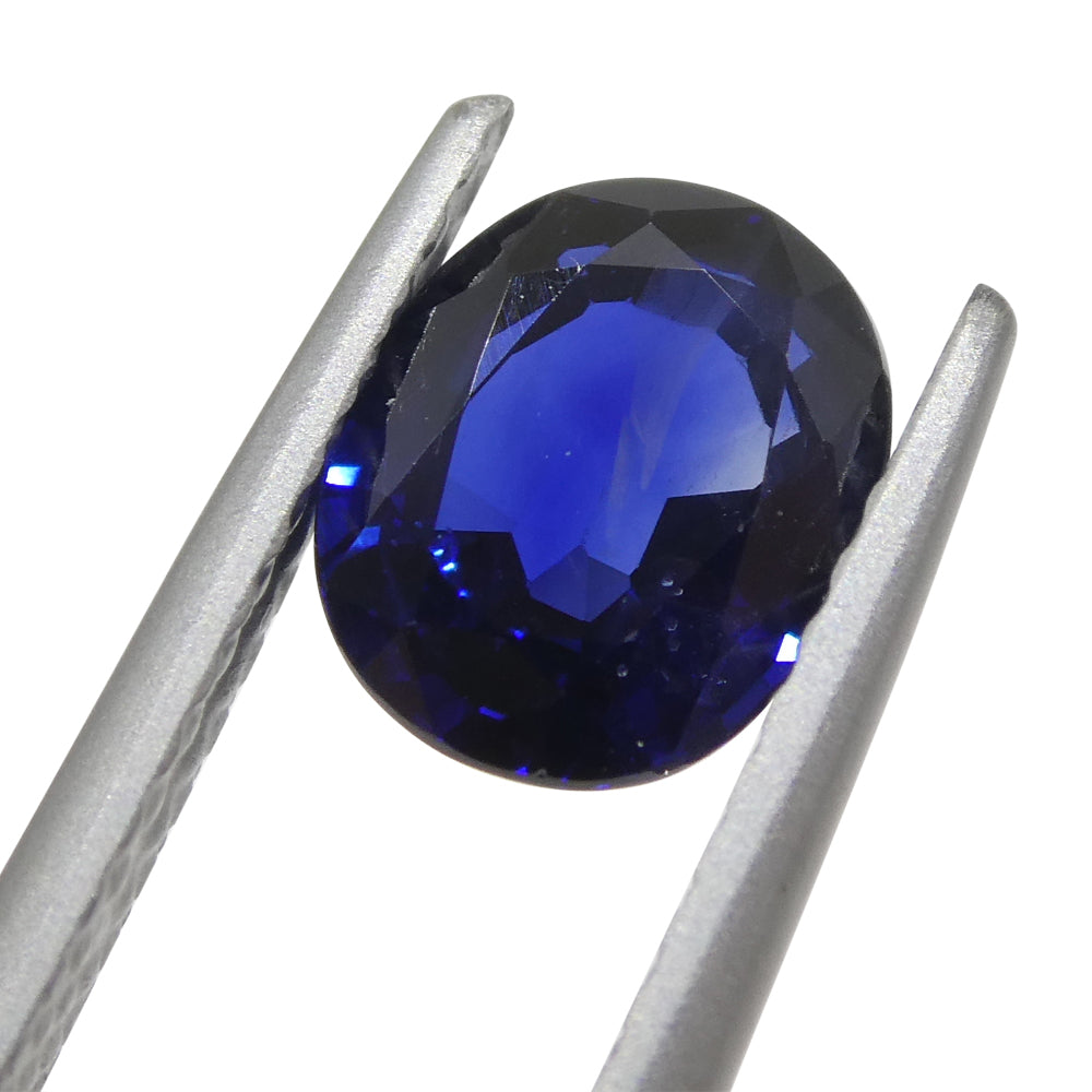 1.4ct Cushion Blue Sapphire from Nigeria - Skyjems Wholesale Gemstones