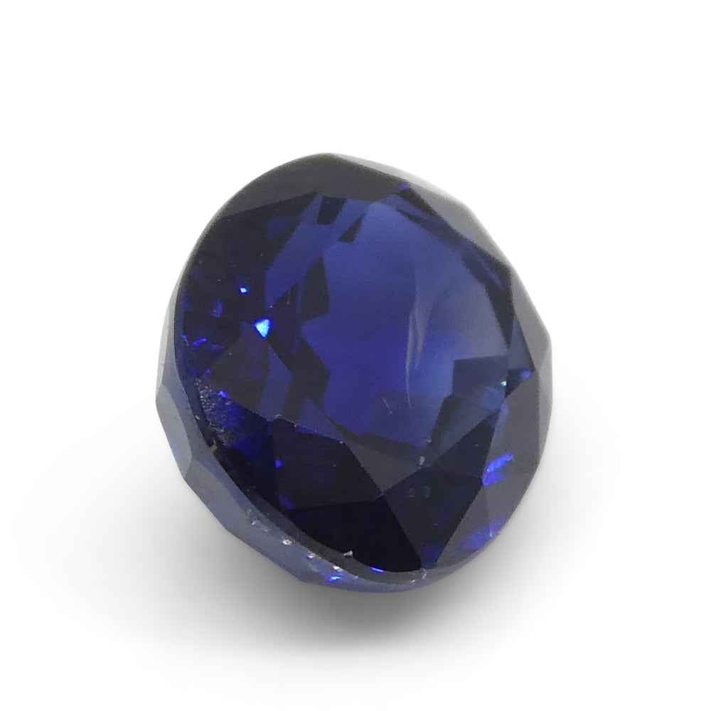 1.4ct Nigerian Blue Sapphire Cushion Cut, Heated Corundum Gemstone by SkyJems Canada