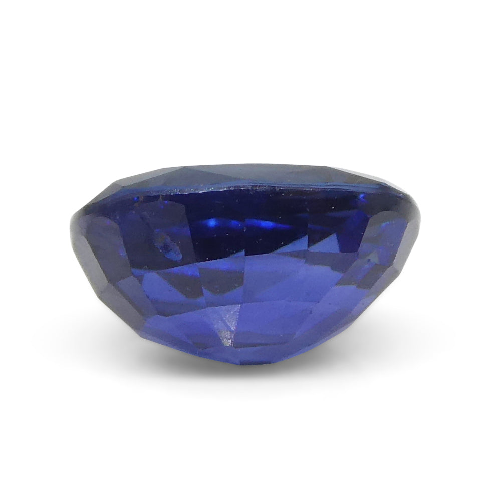 1.4ct Nigerian Blue Sapphire Cushion Cut, Heated Corundum Gemstone by SkyJems Canada