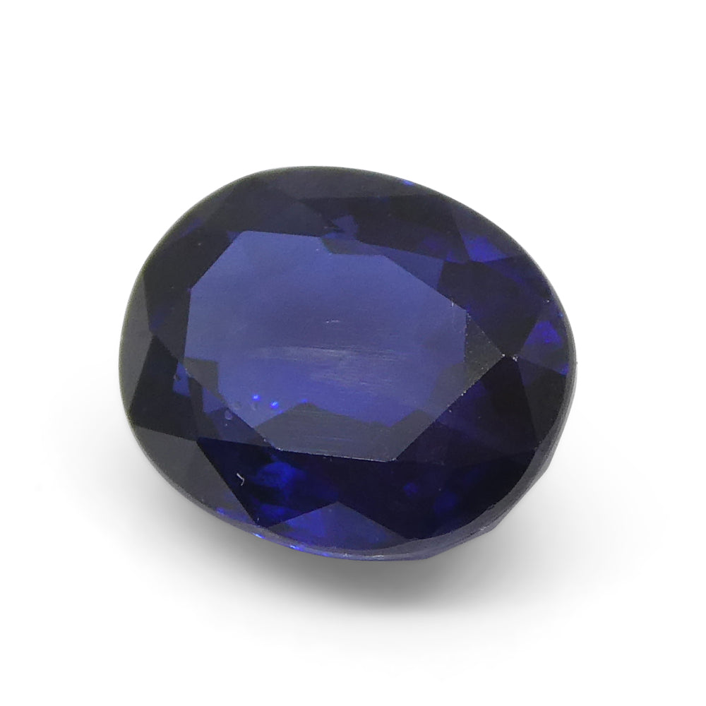 1.4ct Cushion Blue Sapphire from Nigeria - Skyjems Wholesale Gemstones