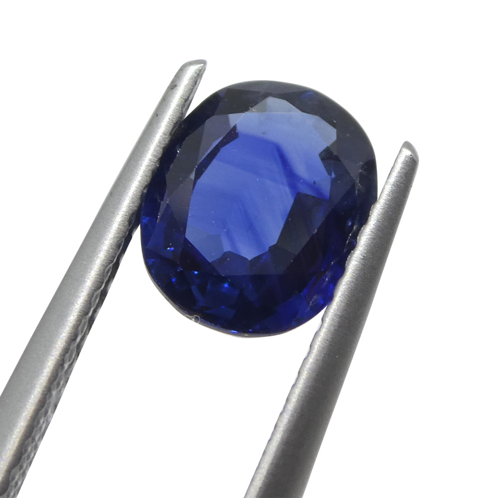 1.85ct Cushion Blue Sapphire from Nigeria - Skyjems Wholesale Gemstones