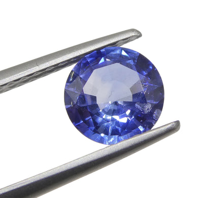 0.97ct Round Blue Sapphire from Sri Lanka - Skyjems Wholesale Gemstones