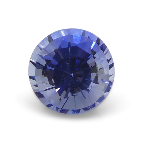 1.17ct Round Brilliant Blue Sapphire from Sri Lanka
