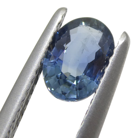 0.91ct Oval Blue Sapphire from Thailand