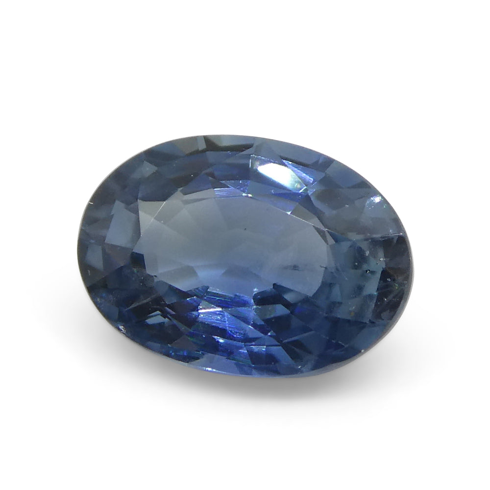 0.91ct Thai Blue Sapphire Oval Cut Gemstone from SkyJems Canadian Fine Jewellery Collection