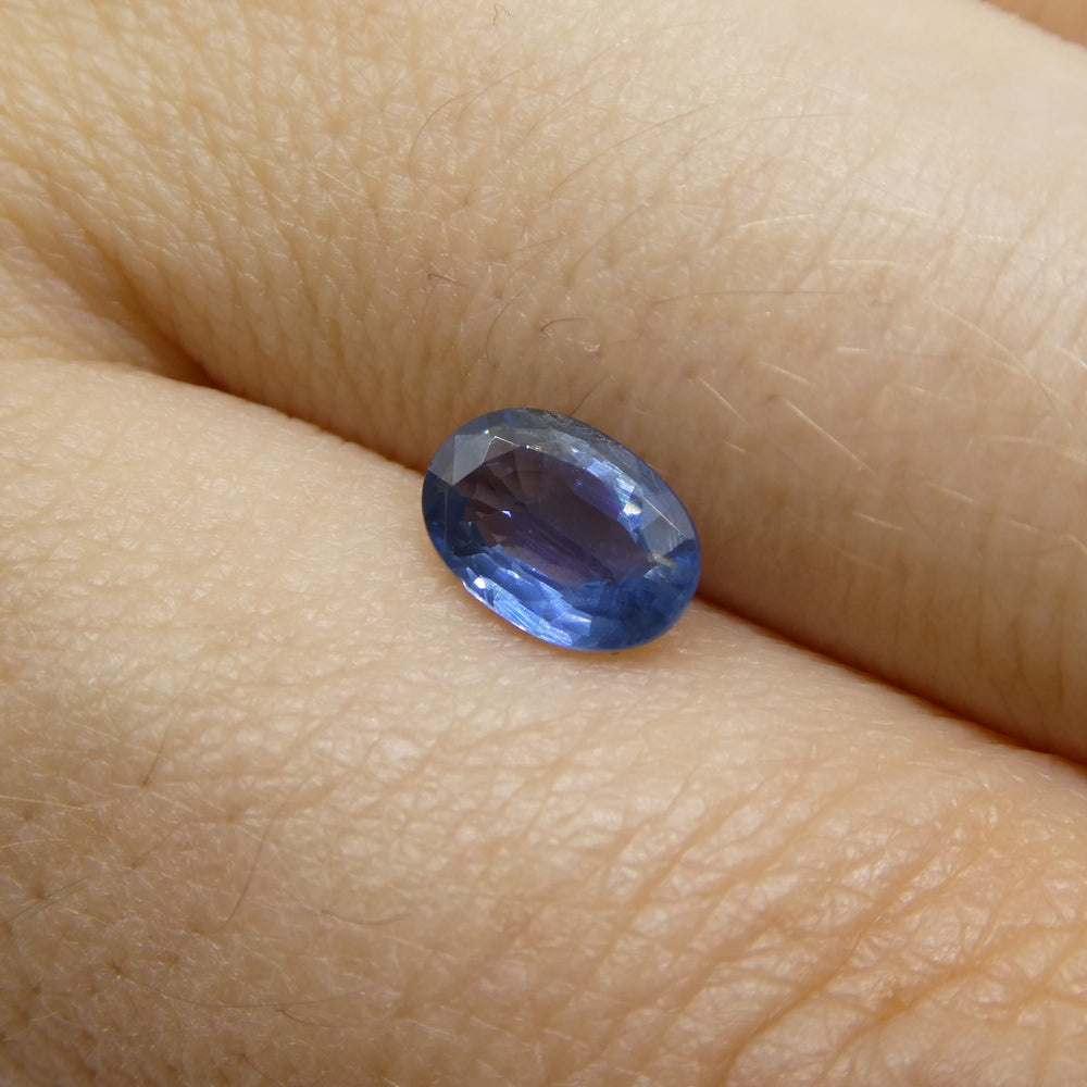 0.85ct Oval Blue Sapphire from Thailand - Skyjems Wholesale Gemstones