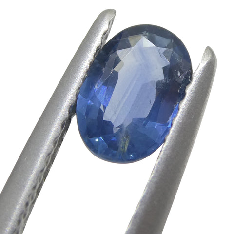 0.85ct Oval Blue Sapphire from Thailand