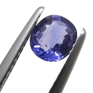 0.89ct Cushion Blue Sapphire from East Africa, Unheated - Skyjems Wholesale Gemstones