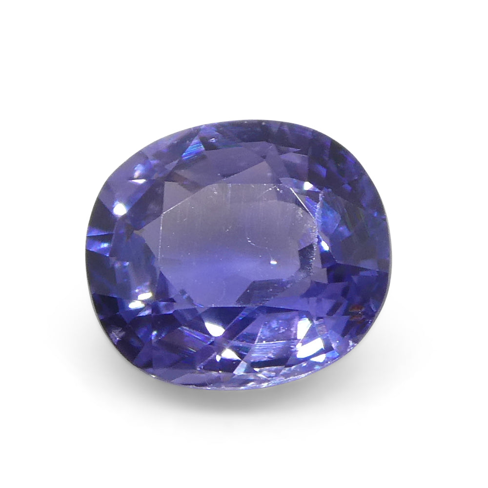 0.89ct Cushion Blue Sapphire from East Africa, Unheated - Skyjems Wholesale Gemstones