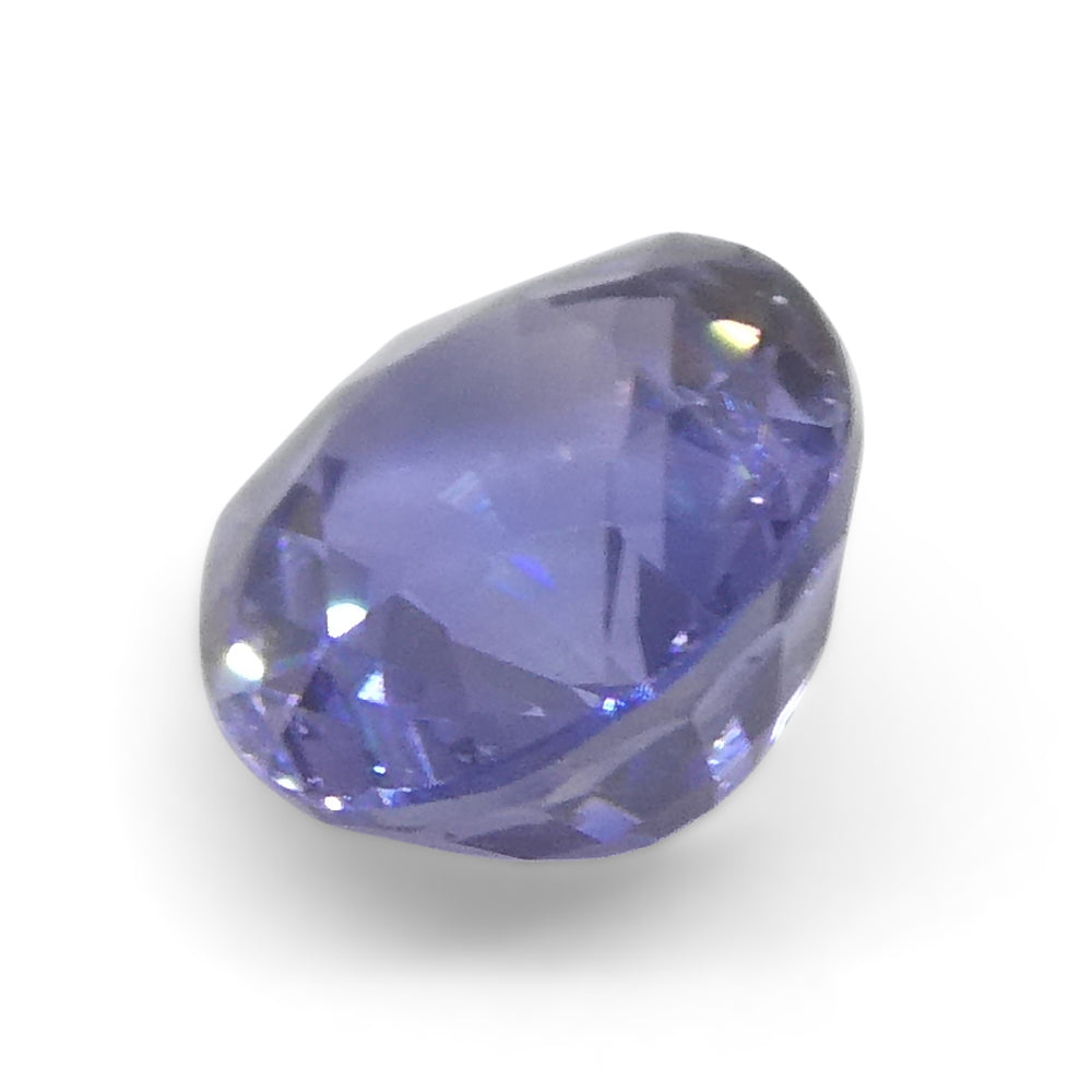 0.89ct Cushion Blue Sapphire from East Africa, Unheated - Skyjems Wholesale Gemstones