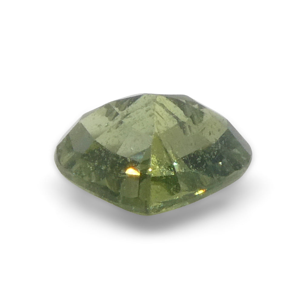 1.71ct Heart Shape Green Sapphire from Tanzania - Skyjems Wholesale Gemstones