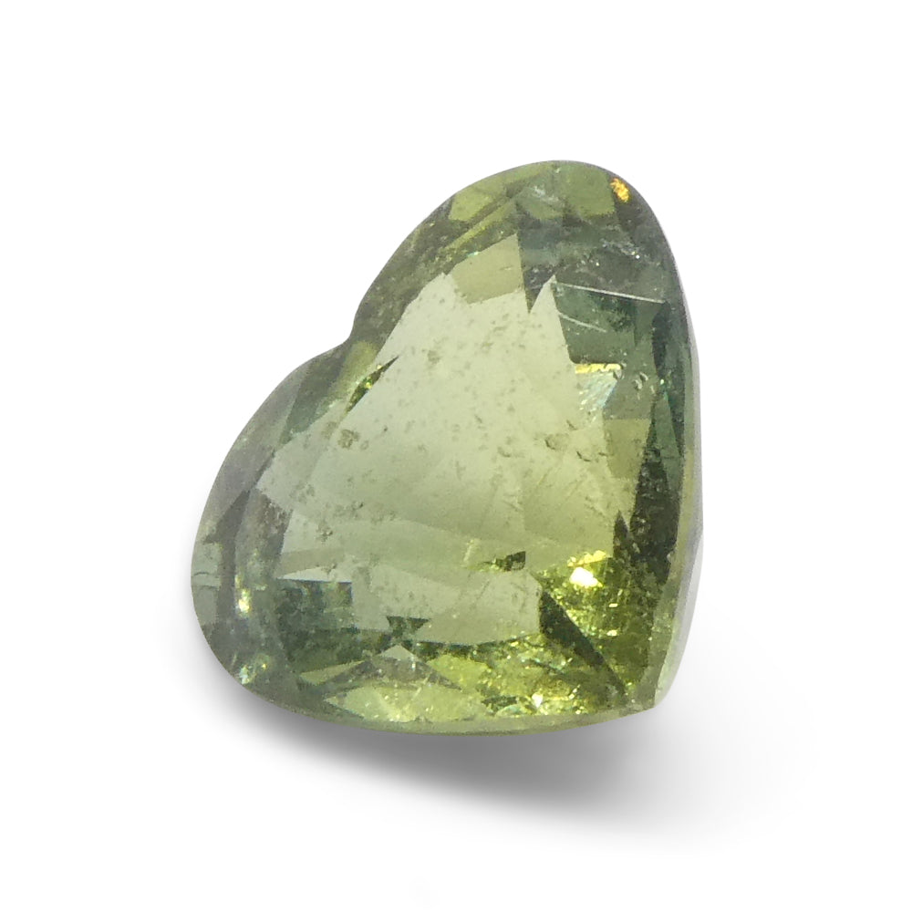 1.71ct Tanzanian Green Heart Sapphire, unheated natural gemstone from SkyJems Canadian gem specialists