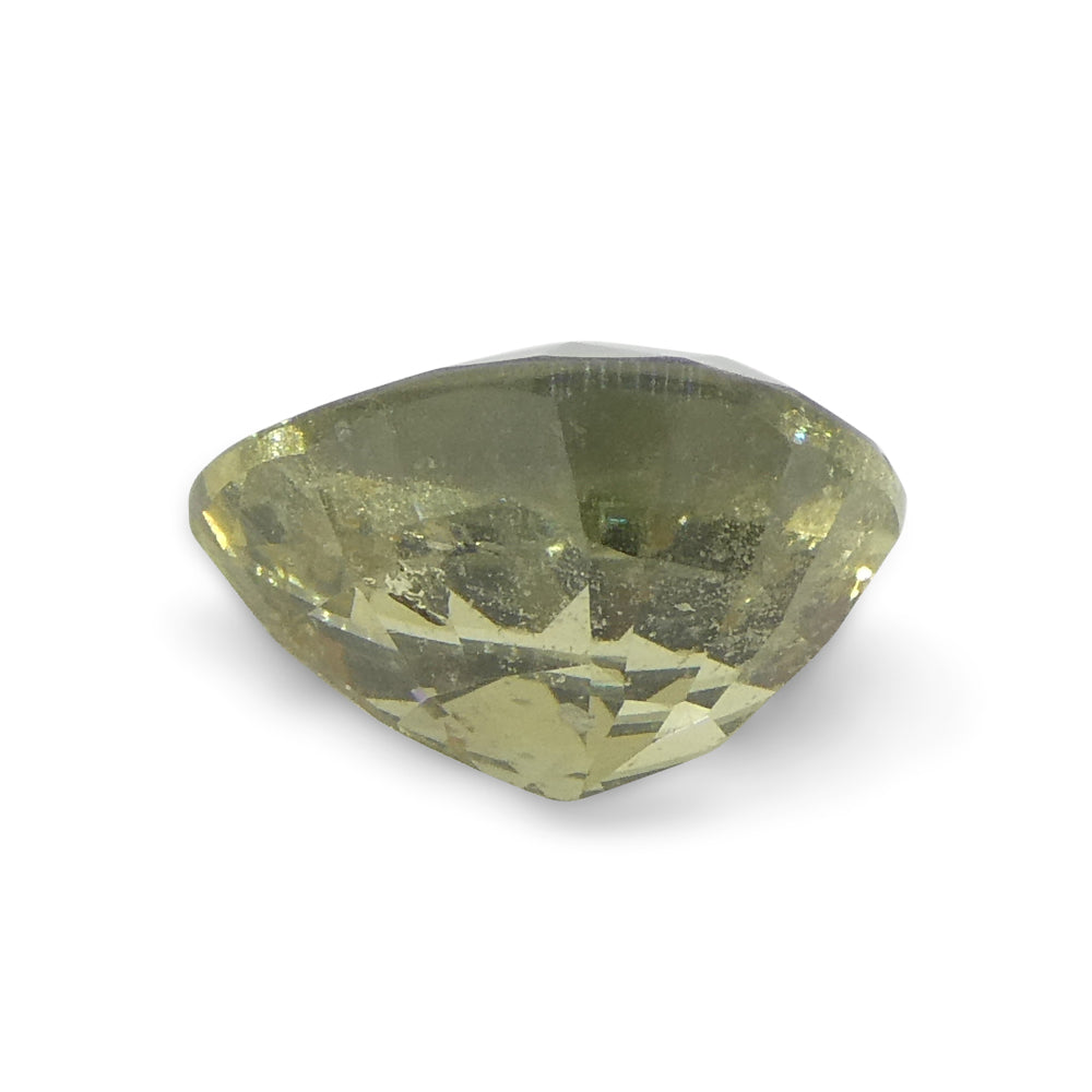 2.3ct Unheated Yellow Sapphire from Tanzania, Pear Shape | Premium Gemstone by SkyJems Canadian Gem Experts