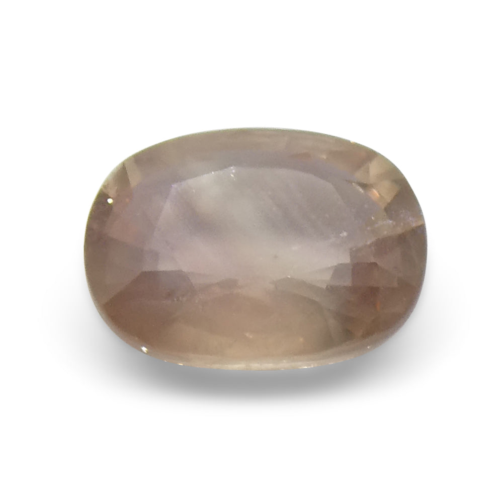 Sapphire 1.84 cts 8.14 x 6.39 x 3.37 Oval Cushion Slightly Pinkish-Orange  $1110