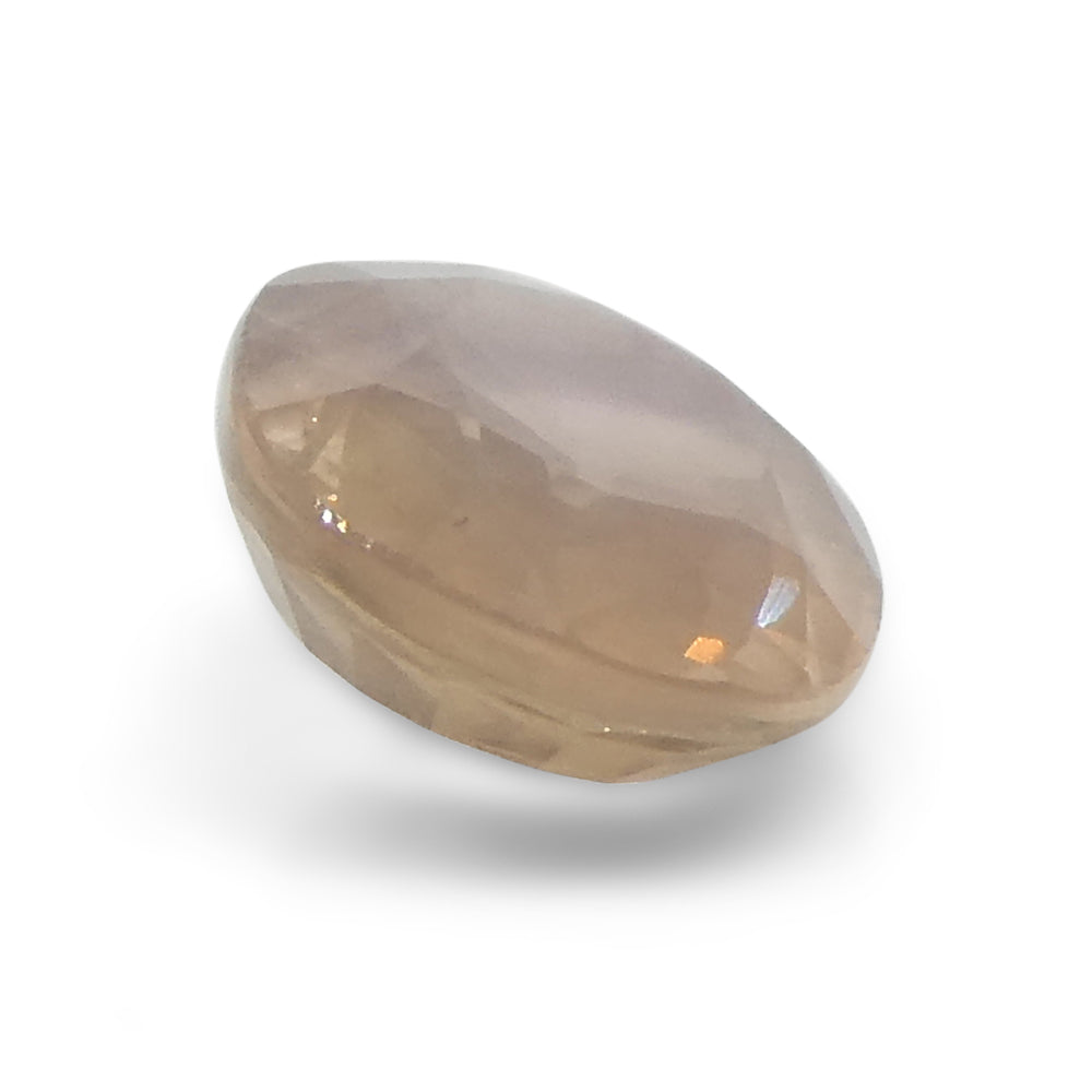 1.84ct Oval Cushion Opalescent Pinkish-Orange Sapphire from Umba, Tanzania - Skyjems Wholesale Gemstones