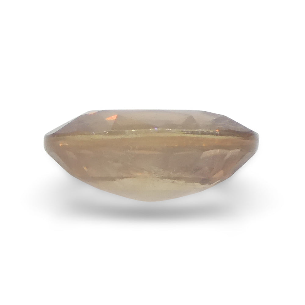 1.84ct Oval Cushion Opalescent Pinkish-Orange Sapphire from Umba, Tanzania - Skyjems Wholesale Gemstones