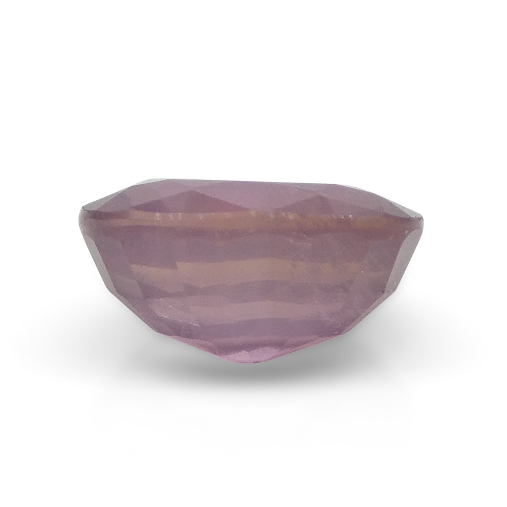 1.17ct Oval Opalescent Orangy Purplish Pink Sapphire from Umba, Tanzania - Skyjems Wholesale Gemstones