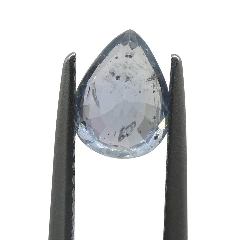 1.76ct Pear Blue Sapphire from Umba, Tanzania - Unheated Natural Gemstone by SkyJems Canadian Gem Specialists