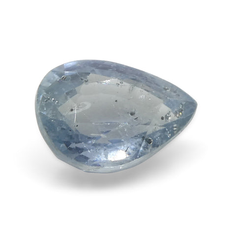 1.76ct Pear Blue Sapphire from Umba, Tanzania, Unheated