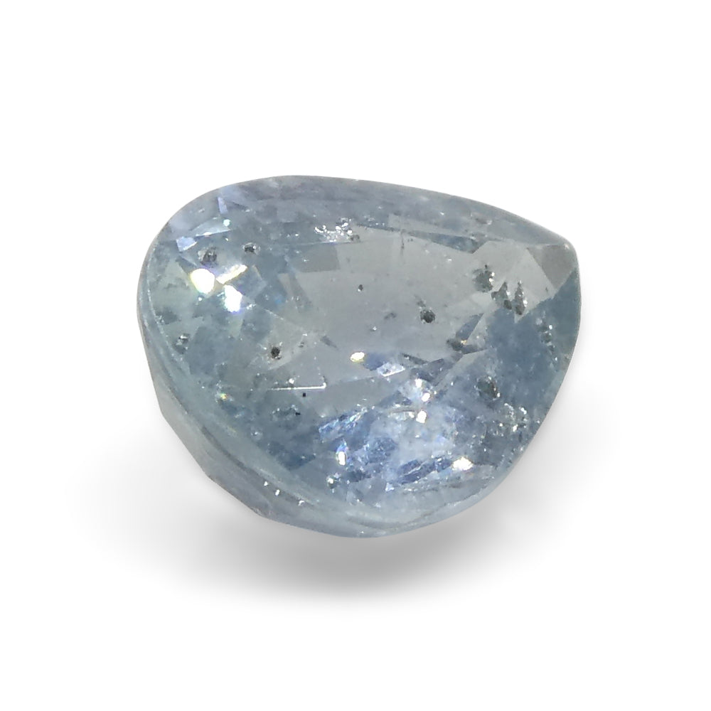 1.76ct Pear Blue Sapphire from Umba, Tanzania - Unheated Tanzanian Gem by SkyJems, Rare Corundum Collector's Stone
