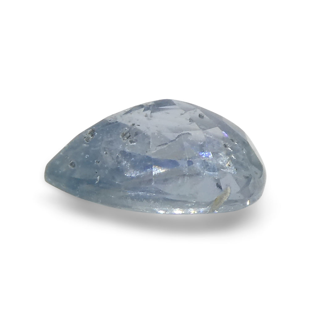 1.76ct Pear Blue Sapphire from Umba, Tanzania - Unheated Natural Gemstone by SkyJems Canadian Gem Specialists