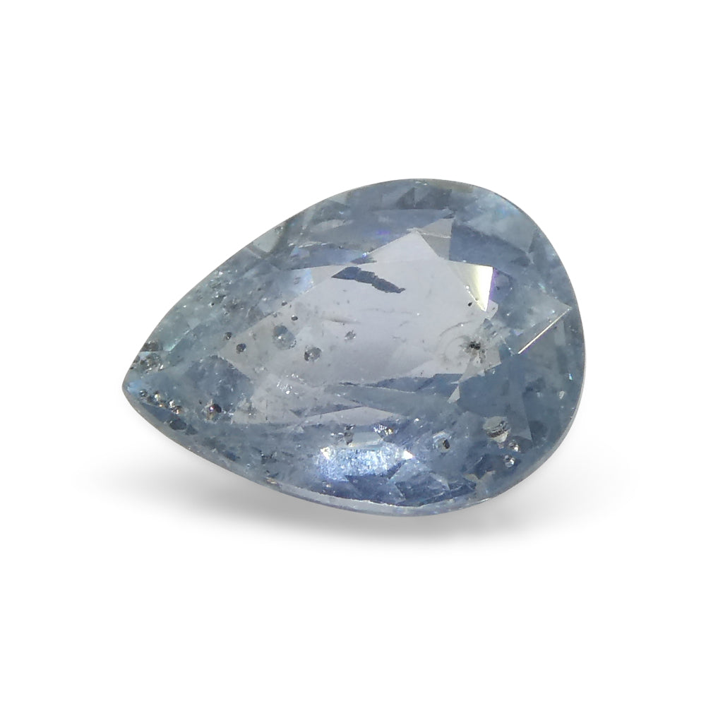 1.76ct Pear Blue Sapphire from Umba, Tanzania - Unheated Tanzanian Gem by SkyJems Rare Colored Stones