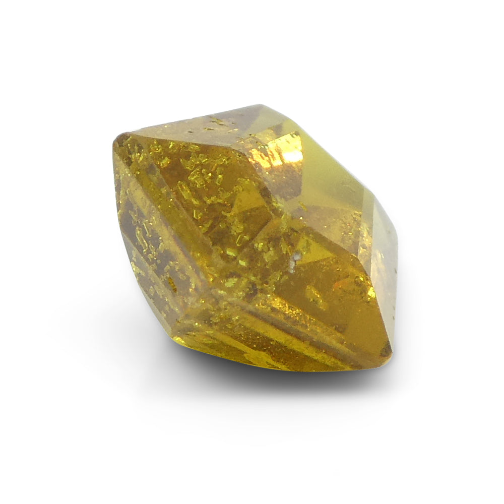 3.11ct Shield Greenish Yellow Sapphire from Umba, Tanzania - Skyjems Wholesale Gemstones