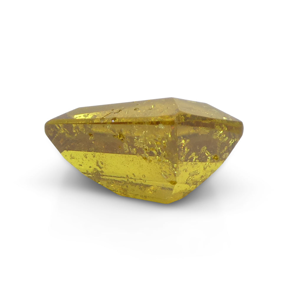 3.11ct Shield Greenish Yellow Sapphire from Umba, Tanzania - Skyjems Wholesale Gemstones