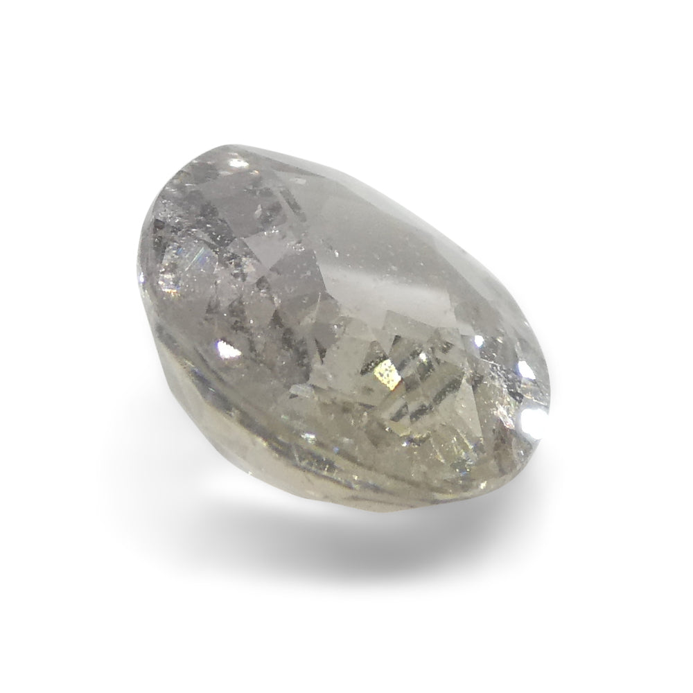 2.58ct Oval Grey Sapphire from Umba, Tanzania - Unheated Natural Gem by SkyJems Canadian Gemstone Experts