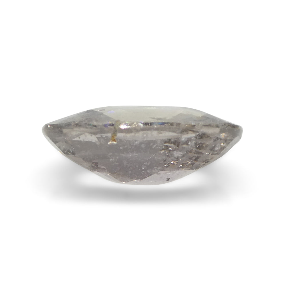2.58ct Oval Grey Sapphire from Umba, Tanzania - Unheated Natural Gemstone by SkyJems Canadian Gem Experts