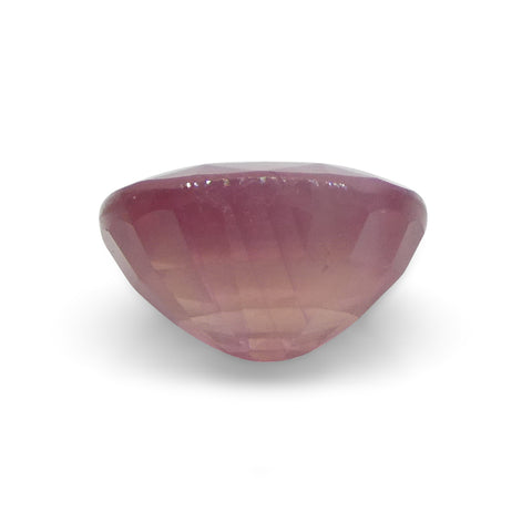 1.29ct Oval Opalescent Reddish-Pink Sapphire from Umba, Tanzania, Unheated
