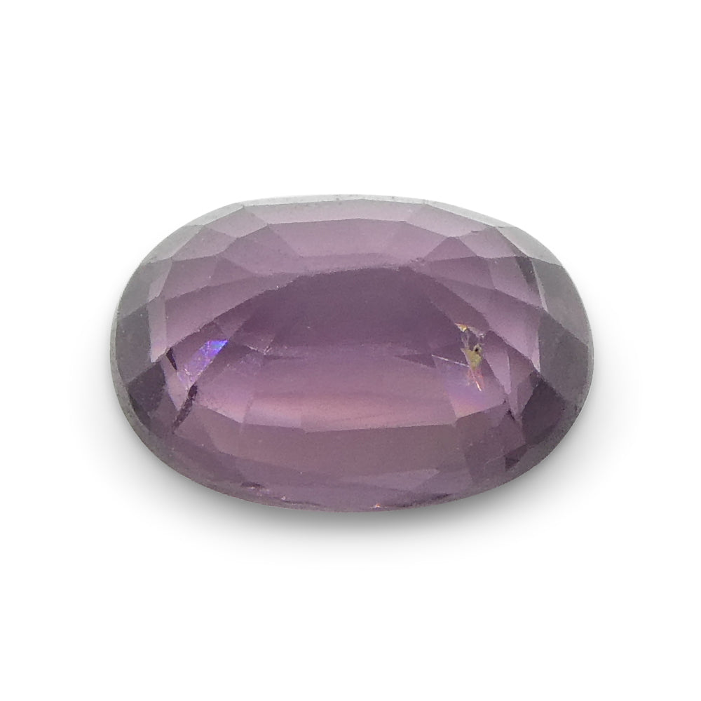 1.46ct Oval Purplish-Pink Sapphire from Umba, Tanzania - Skyjems Wholesale Gemstones