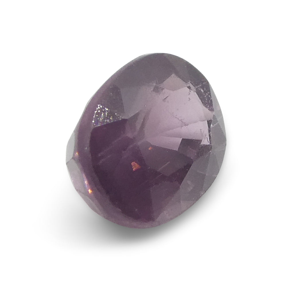 1.46ct Oval Purplish-Pink Sapphire from Umba, Tanzania - Skyjems Wholesale Gemstones