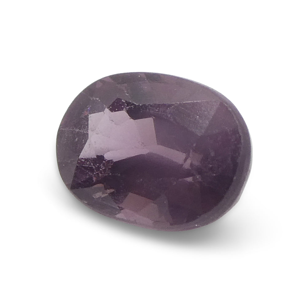 1.46ct Oval Purplish-Pink Sapphire from Umba, Tanzania - Skyjems Wholesale Gemstones