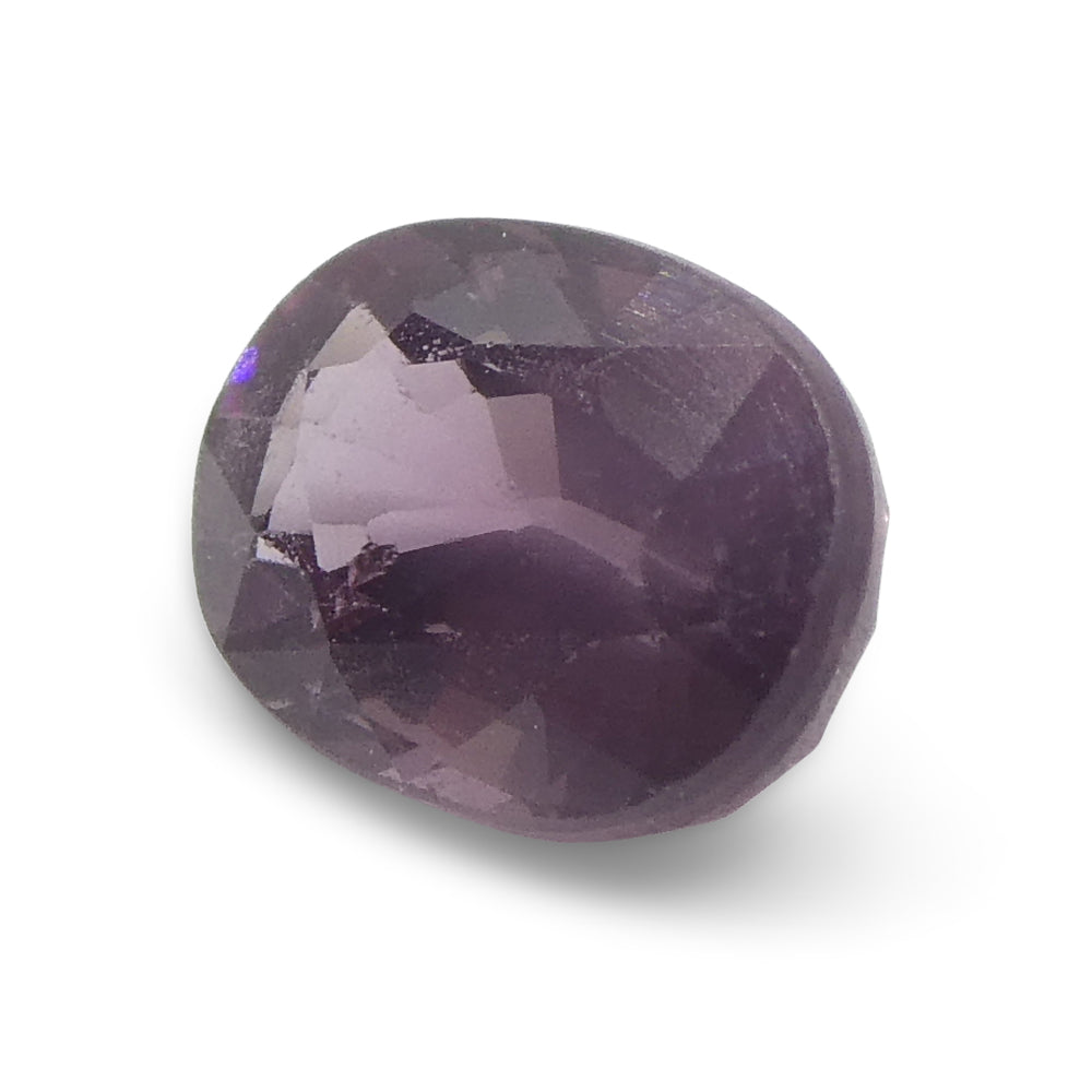 1.46ct Oval Purplish-Pink Sapphire from Umba, Tanzania - Skyjems Wholesale Gemstones